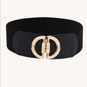 DOUBLE C STRETCH LEATHER BELT